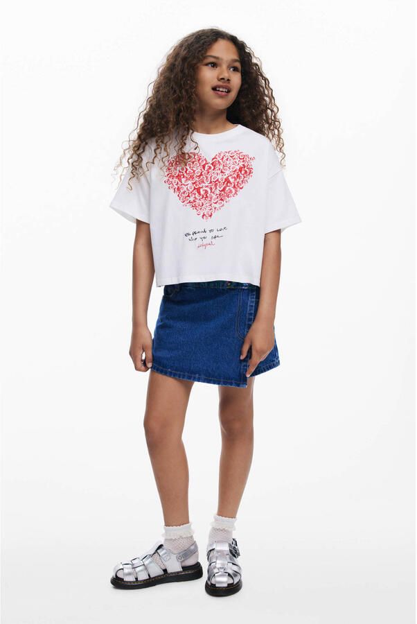 Desigual spijkerrok medium blue denim