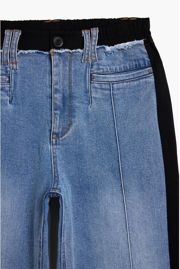 Desigual straight leg jeans medium blue denim - Foto 2