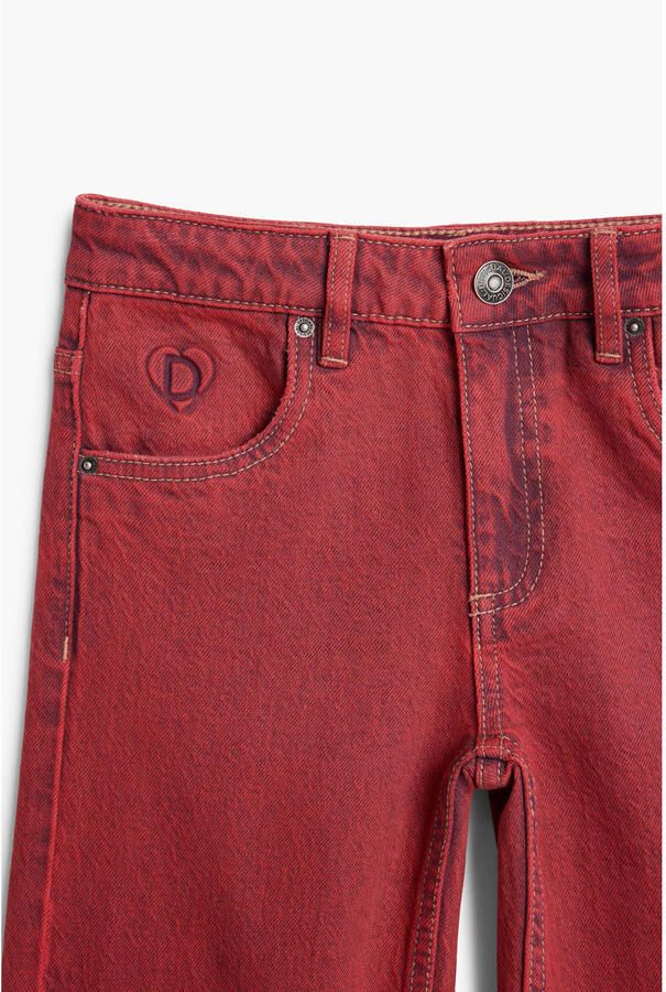 Desigual straight leg jeans rood - Foto 2
