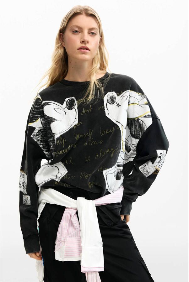 Desigual sweater antraciet