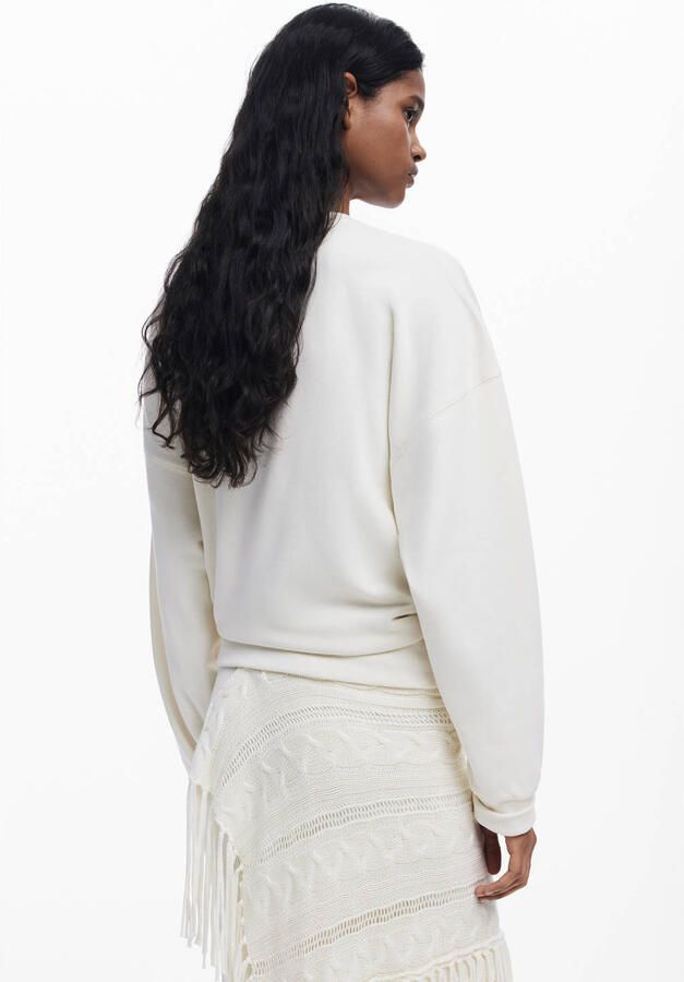Desigual sweater ecru gehaakt - Foto 2