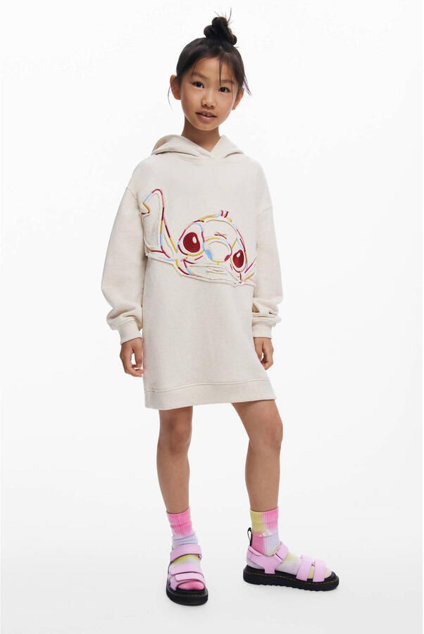 Desigual sweatjurk ecru - Foto 2