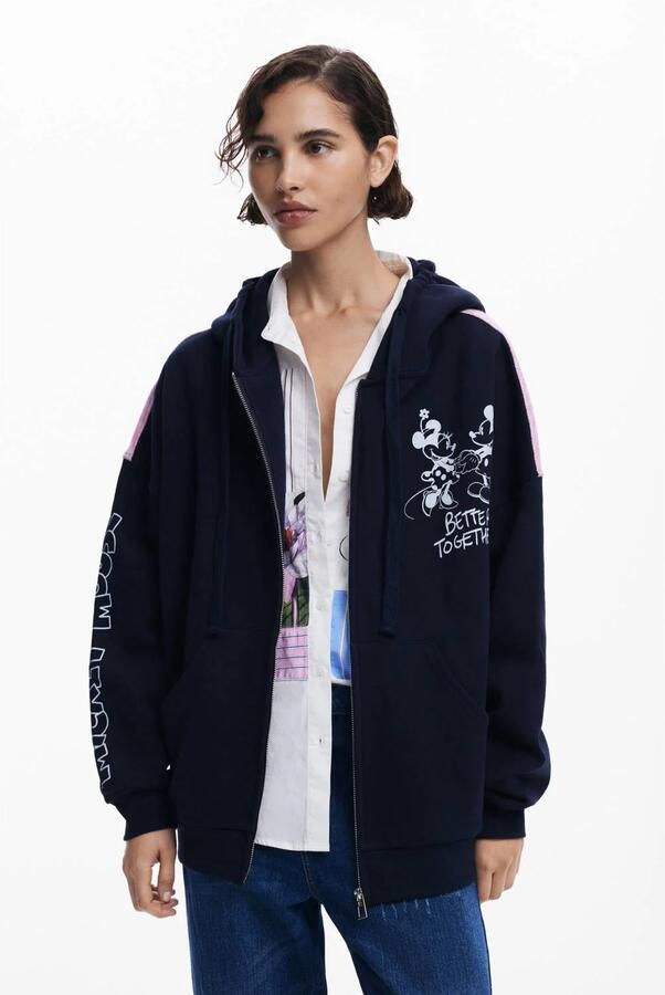 Desigual sweatvest donkerblauw