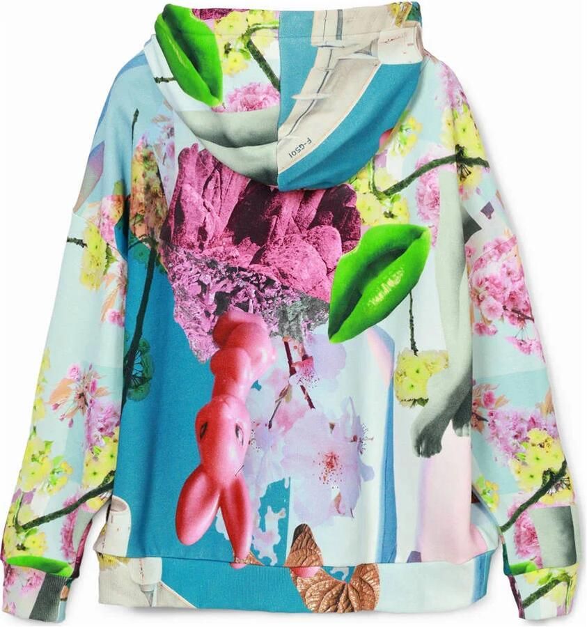 Desigual sweatvest met all over print multi