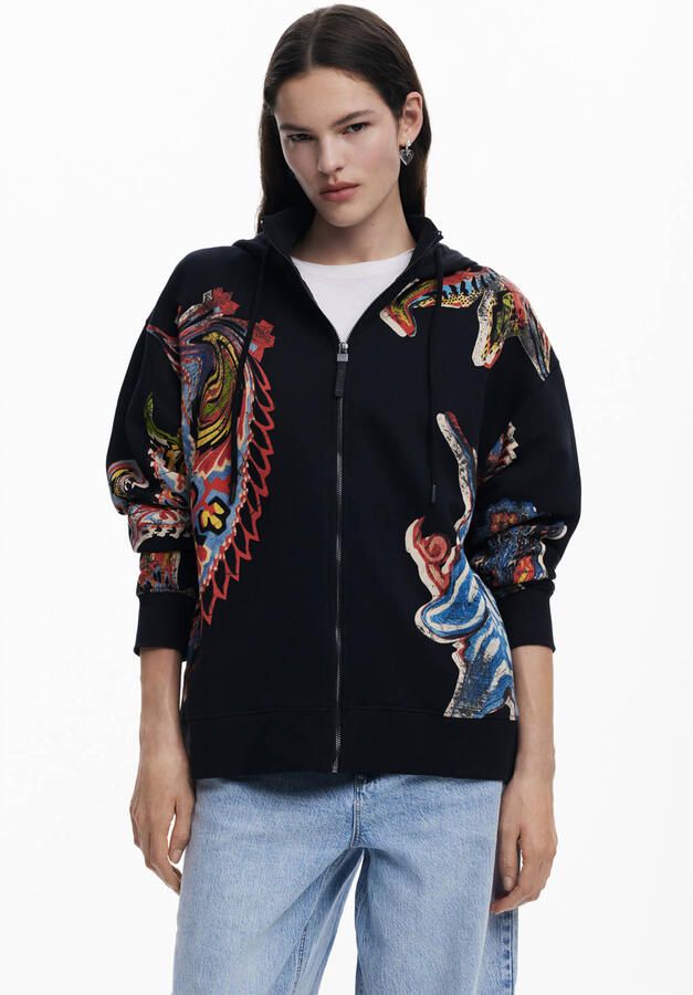 Desigual sweatvest zwart