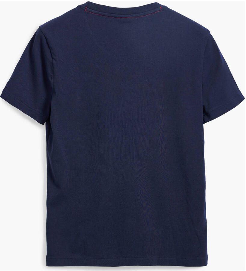 Desigual Blauw Bedrukt T-shirt Blue Dames