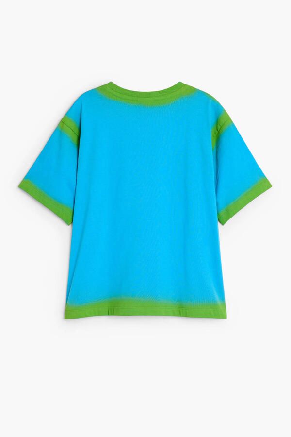 Desigual T-shirt blauw - Foto 3