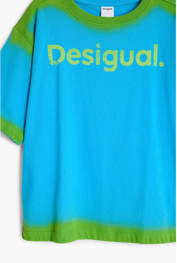 Desigual T-shirt blauw - Foto 2