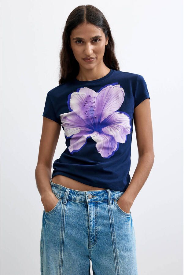 Desigual T-shirt blauw