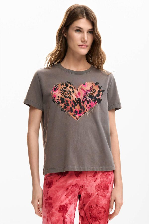 Desigual T-shirt Korte Mouw TIGER COR
