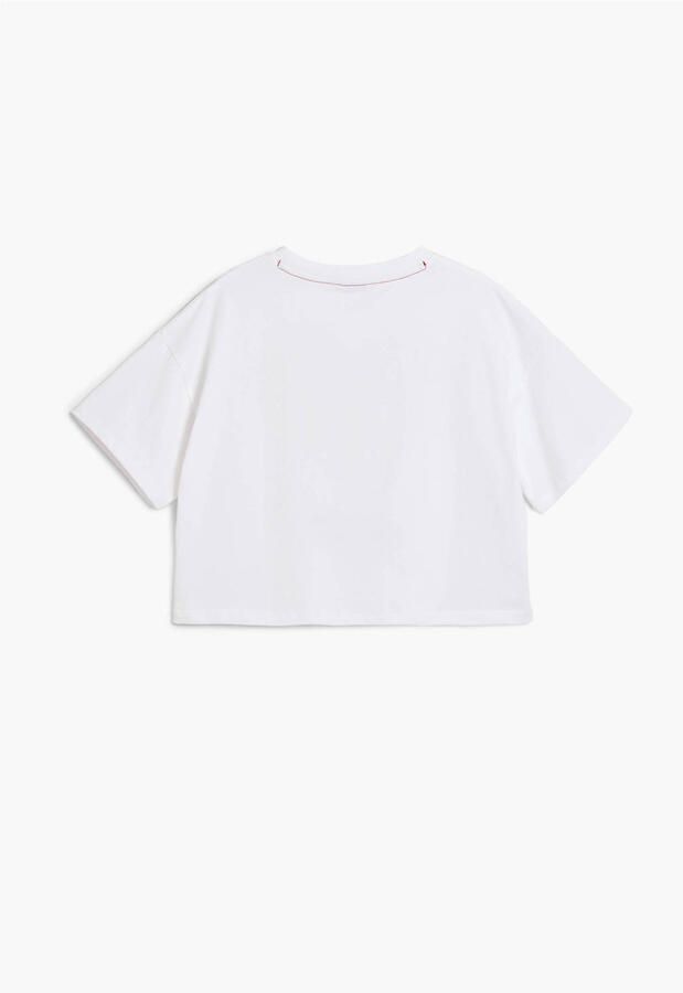 Desigual T-shirt Korte Mouw 26SGTK11 1000 - Foto 2