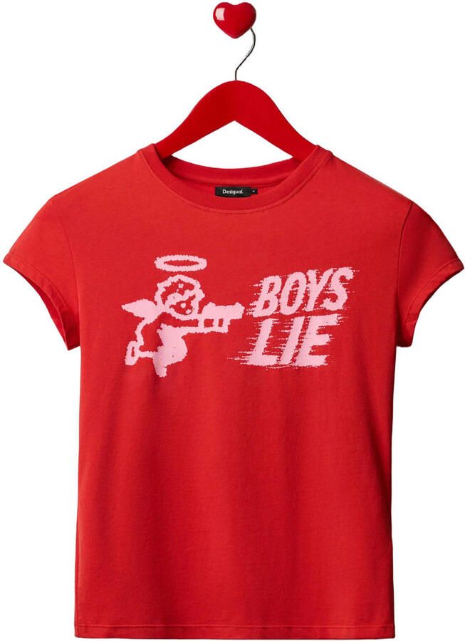 Desigual T-shirt rood - Foto 2