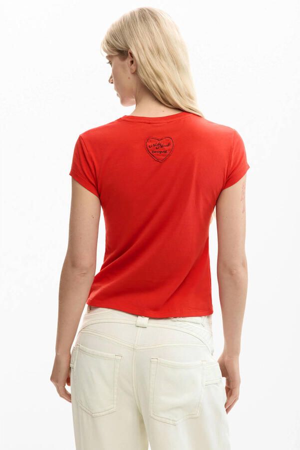 Desigual T-shirt rood - Foto 3