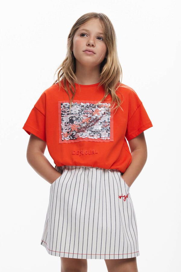 Desigual T-shirt Korte Mouw 26SGTK14 3083