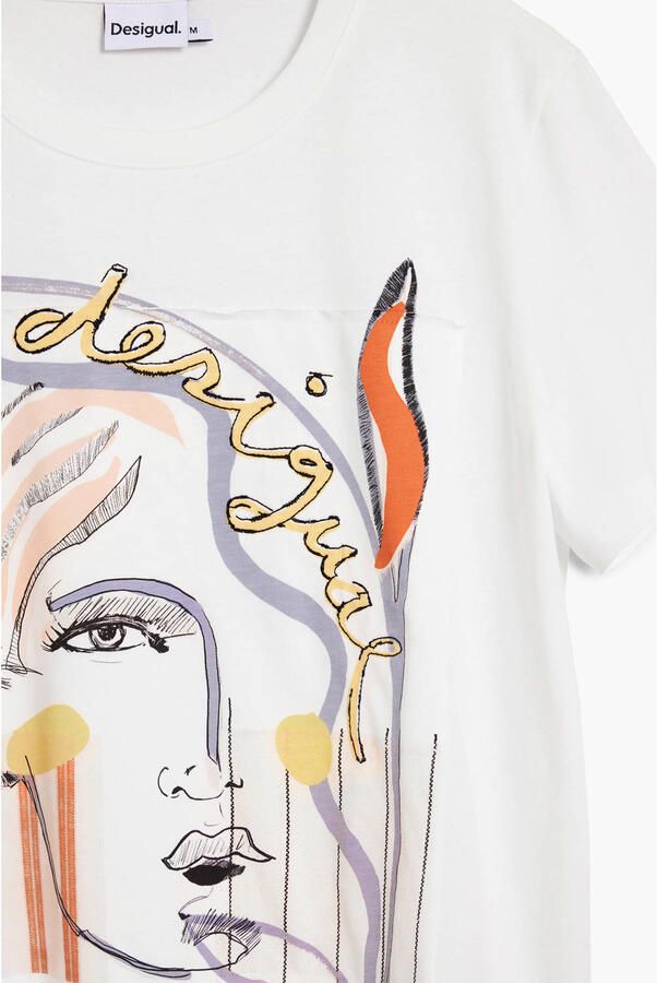 Desigual T-shirt Korte Mouw TS_VILMA 26SWTK51 - Foto 2