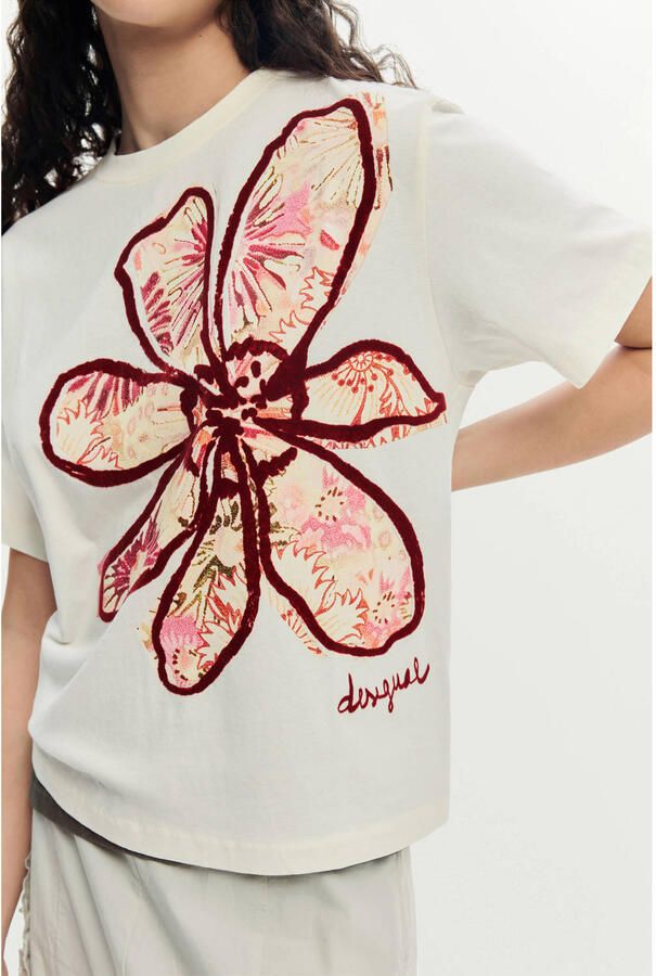 Desigual T-shirt wit - Foto 2