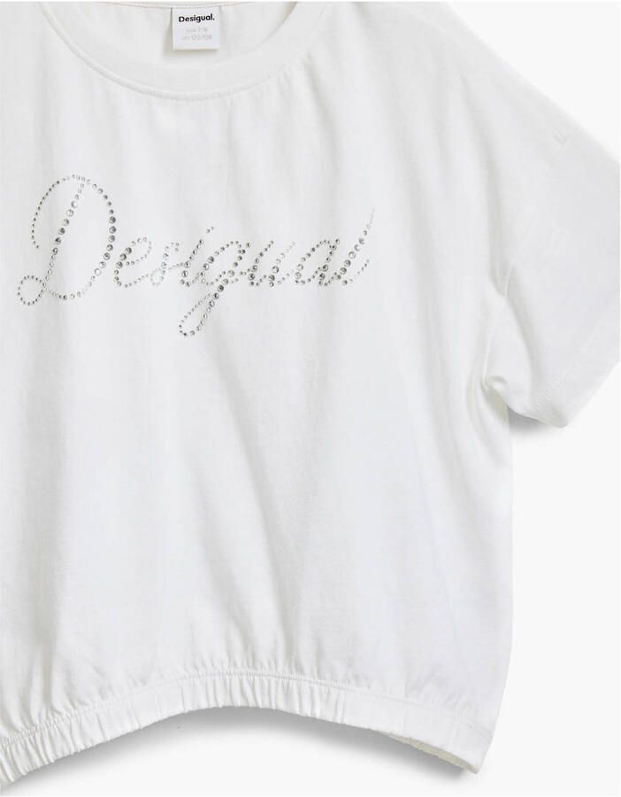 Desigual T-shirt Korte Mouw T-shirt fille Sky