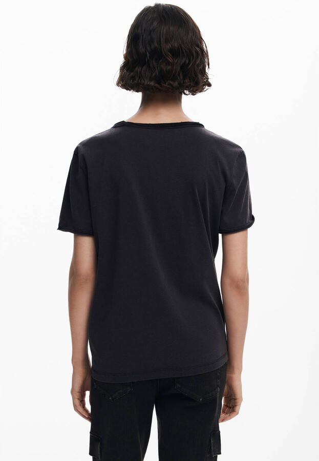 Desigual Katoenen T-shirt met korte mouwen voor dames Black Dames - Foto 2