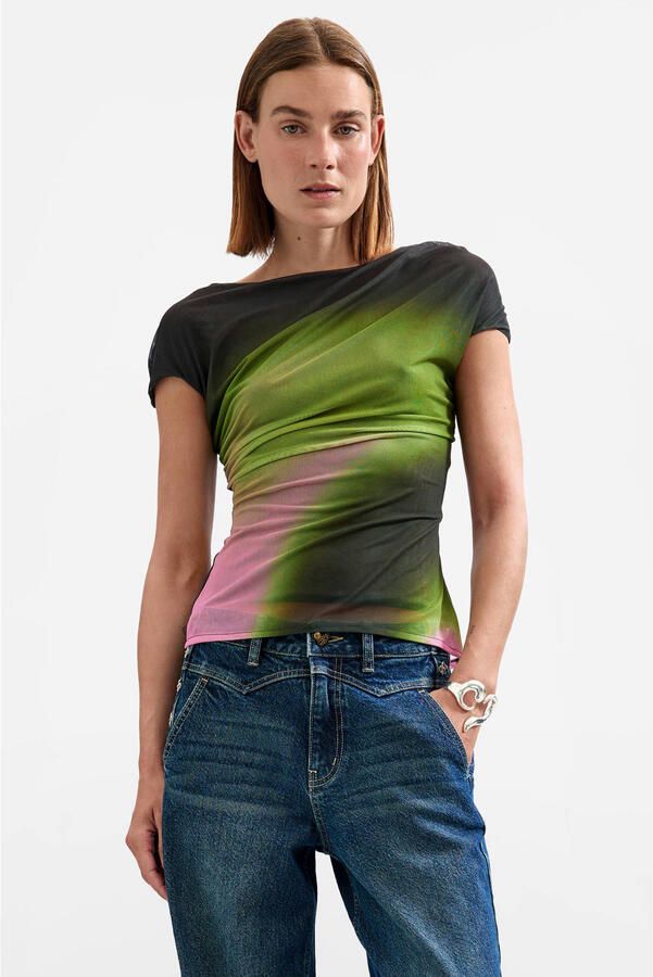 Desigual top met print