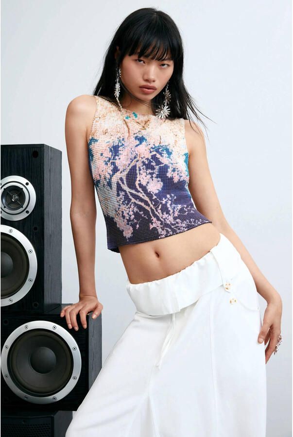 Desigual top met print meerkleurig - Foto 2