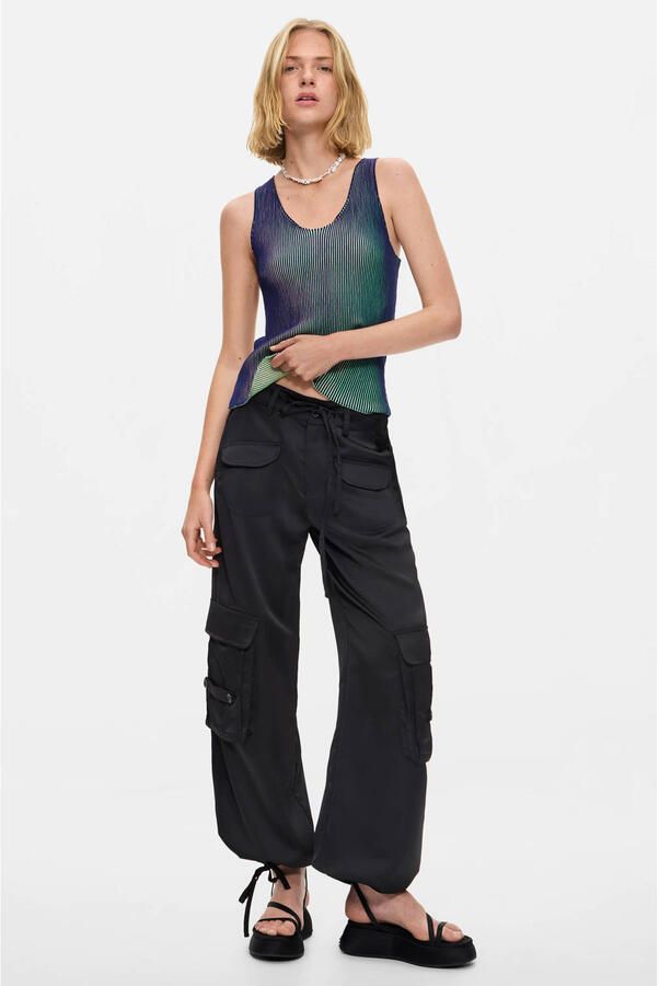 Desigual top met print meerkleurig - Foto 3