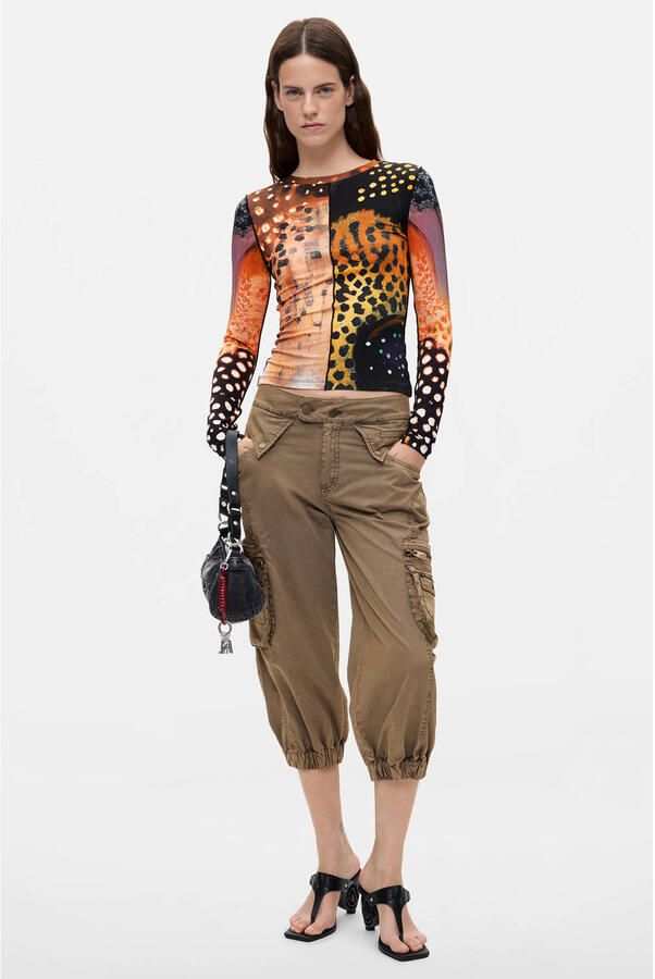 Desigual top met print meerkleurig - Foto 2
