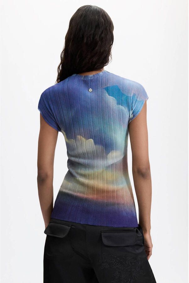 Desigual top met print meerkleurig - Foto 3