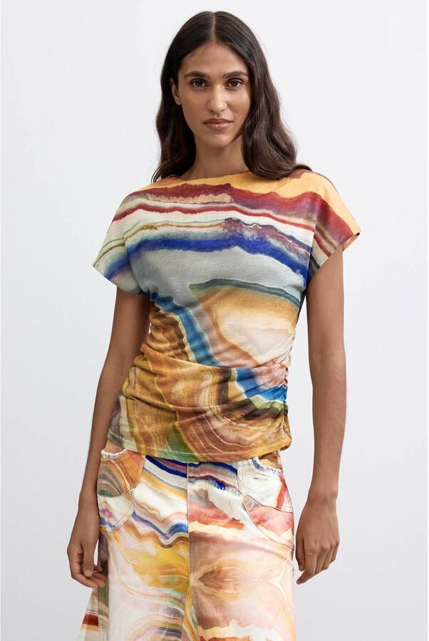 Desigual T-shirt Korte Mouw TS_REIKIAVIK 26WWTK19