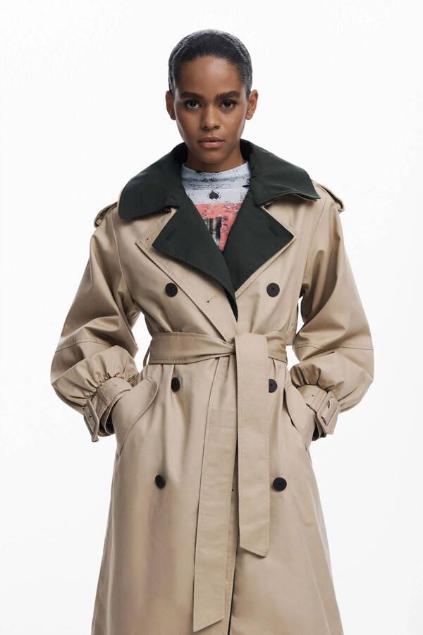 Desigual trenchcoat beige