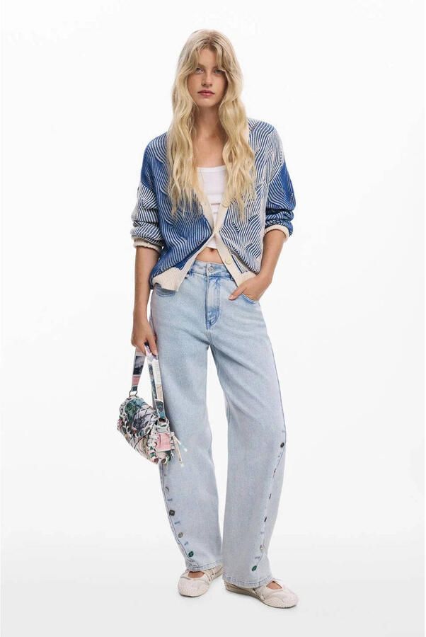 Desigual vest blauw - Foto 2