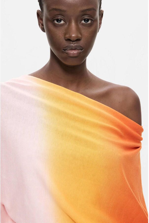 Desigual viscose gebreide trui oranje - Foto 2