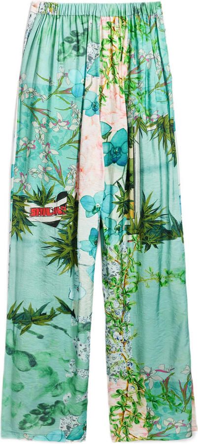 Desigual wide leg high waist broek multi - Foto 2