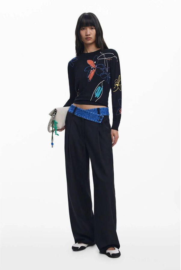 Desigual Harembroek PANT_DENIMWAIST 25WWPW03 - Foto 2