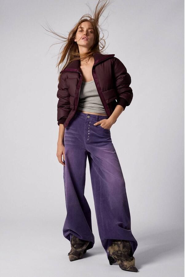 Desigual wide leg jeans paars - Foto 2