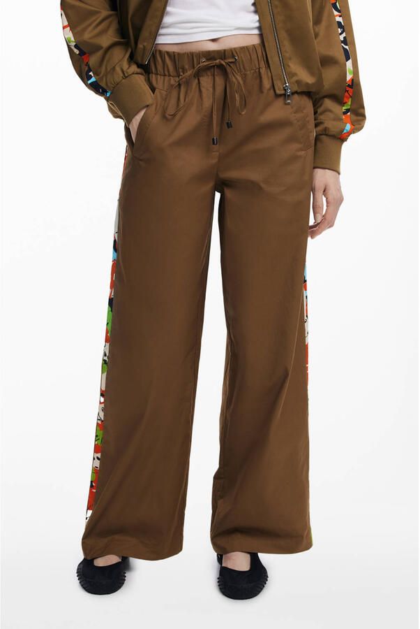 Desigual Katoenen Palace Broek voor Vrouwen Brown Dames - Foto 3