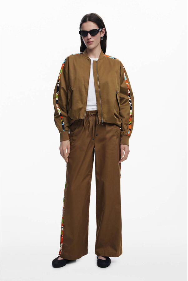 Desigual Katoenen Palace Broek voor Vrouwen Brown Dames - Foto 2