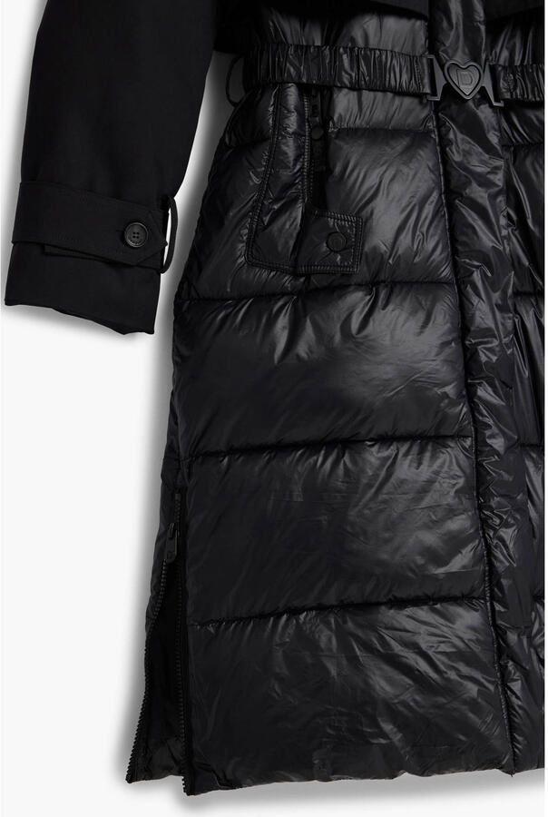 Desigual winterjas met ceintuur zwart - Foto 2