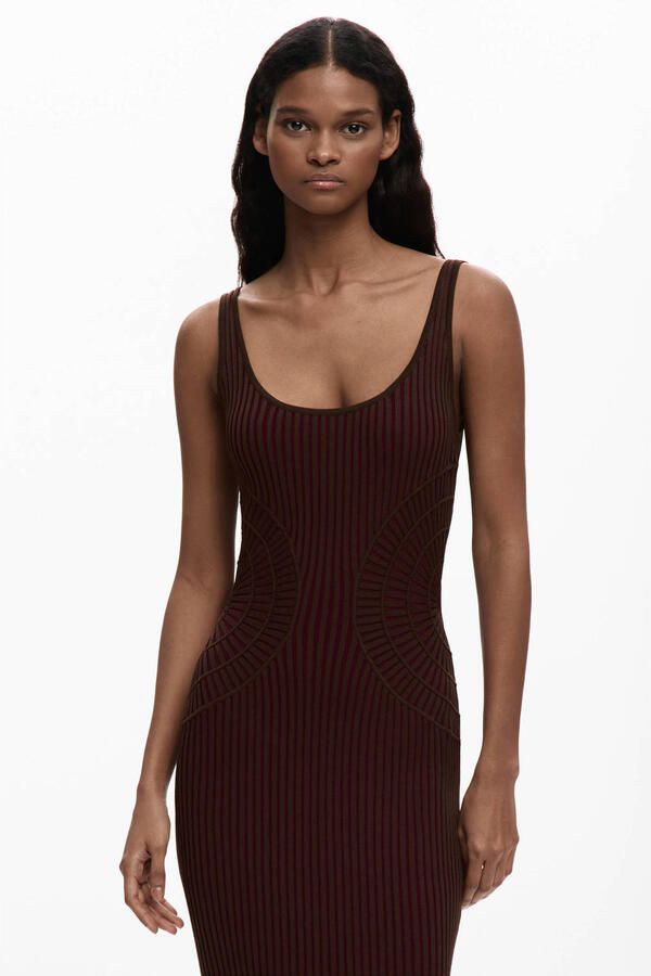 Desigual zomerjurk bruin