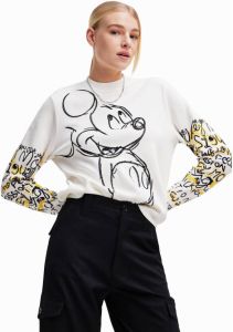 Desigual Disney sweater met all over print wit