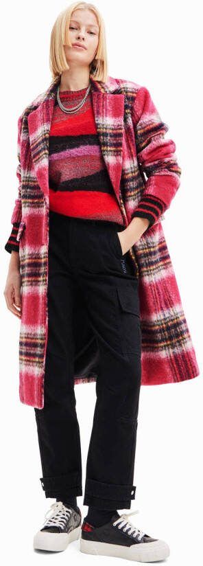 Desigual Damesjas Herfst Winter Collectie Pink Dames