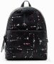 Desigual Stijlvolle Zwarte Rugzak met Contrasterende Details Black Dames - Thumbnail 1
