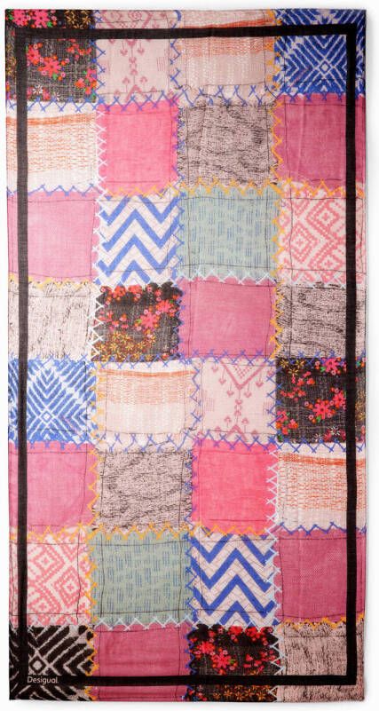 Desigual Kleurrijke Sjaals voor Vrouwen Multicolor Dames