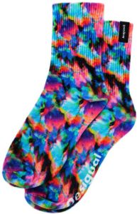 Desigual sokken met tie-dye print zwart blauw roze