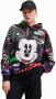 Desigual Glitch Mickey Mouse Oversize Sweater Black Dames - Thumbnail 1
