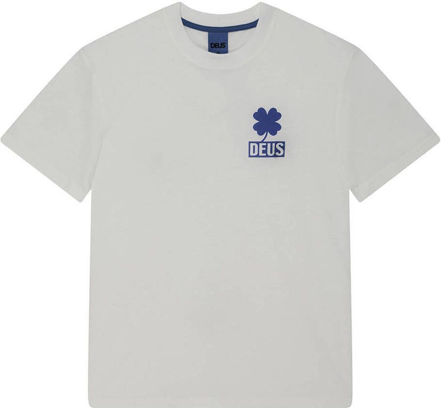 Deus Ex Machina boxy T-shirt met backprint wit
