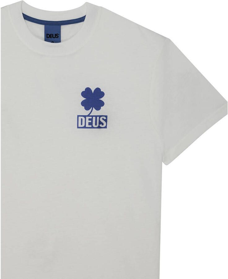 Deus Ex Machina boxy T-shirt met backprint wit - Foto 3