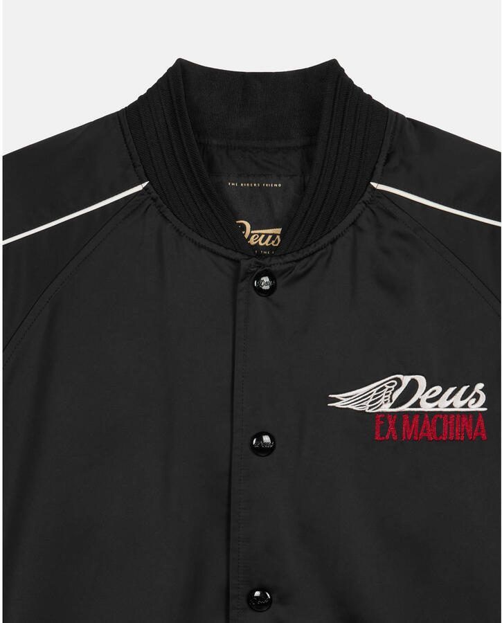 Deus Ex Machina jack met backprint zwart - Foto 2