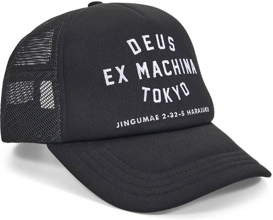 Deus Ex Machina pet Harajuku Address zwart