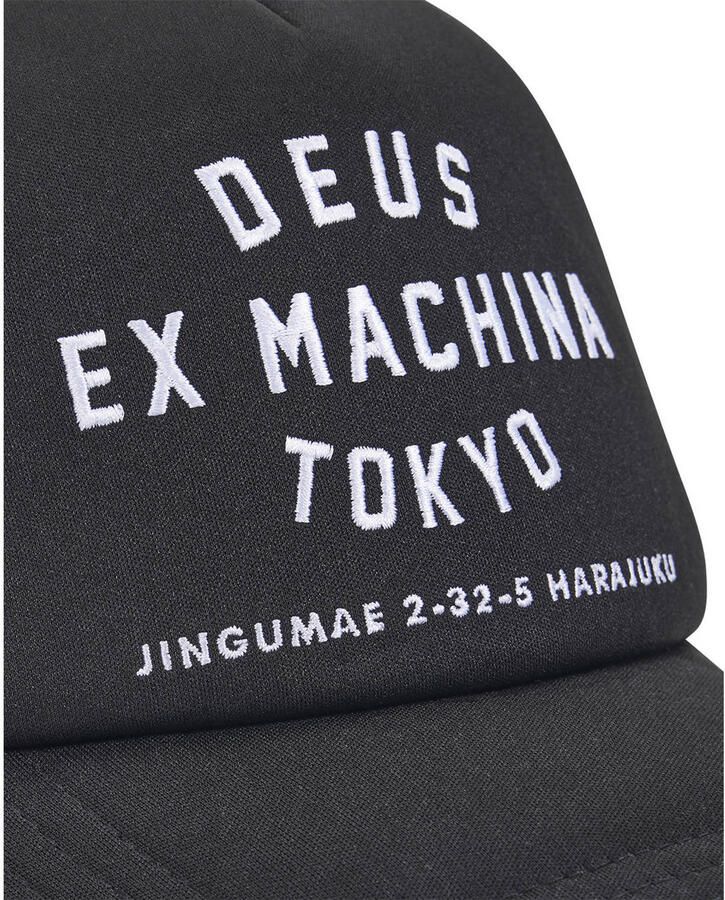 Deus Ex Machina pet Harajuku Address zwart - Foto 3