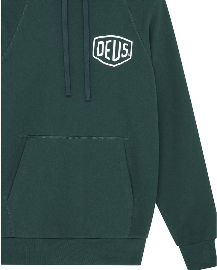 Deus Ex Machina regular fit hoodie met backprint racing green - Foto 2